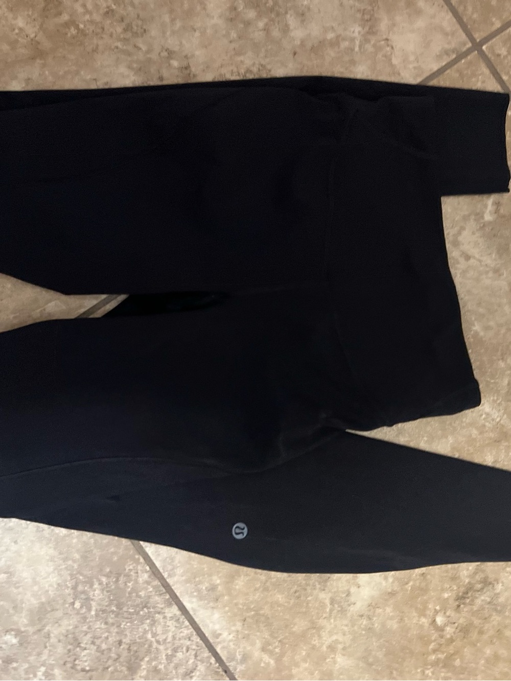 lululemon athletica Black High-Rise Leggings with Logo